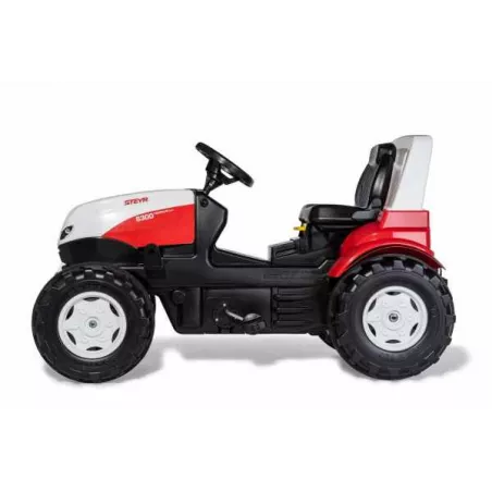 Tractor de pedales para niños Steyr 6300 Terrus CVT de Rolly Toys, juguete agrícola ergonómico.