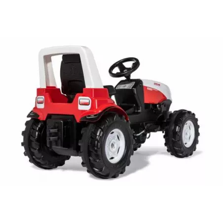 Tractor de pedales para niños Steyr 6300 Terrus CVT de Rolly Toys, juguete agrícola ergonómico.