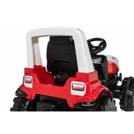 Tractor de pedales para niños Steyr 6300 Terrus CVT de Rolly Toys, juguete agrícola ergonómico.