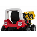 Tractor a pedales Steyr 6300 Terrus CVT con pala frontal de juguete para niños.
