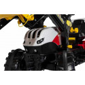 Tractor a pedales Steyr 6300 Terrus CVT con pala frontal de juguete para niños.