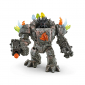 Gran robot de juguete articulado con minicriatura de Schleich Eldrador Creatures.