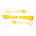 Bolsa con dos tornillos y dos clips de repuesto para tractores de pedales Rolly Toys.