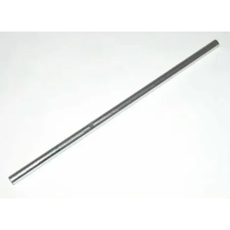 Eje metálico galvanizado 10x430 de alta resistencia para repuesto de vehículos de juguete Rolly Toys.