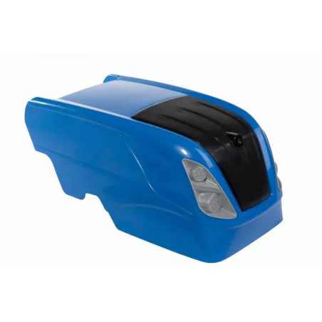 Capó de repuesto oficial New Holland de Rolly Toys para tractor de juguete de plástico resistente.