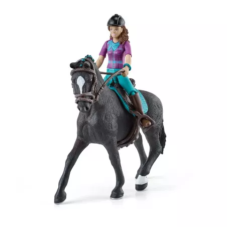 Horse Club Lisa & Storm | Set amazona articulada 18 cm