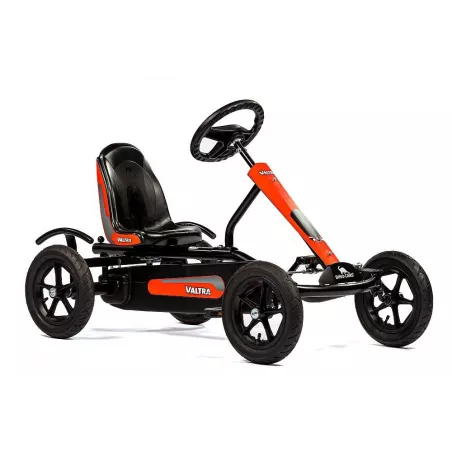 Kart de pedales infantil Speedy Valtra BF1 de DINO-CARS con estructura metálica robusta.