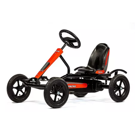 Kart de pedales infantil Speedy Valtra BF1 de DINO-CARS con estructura metálica robusta.