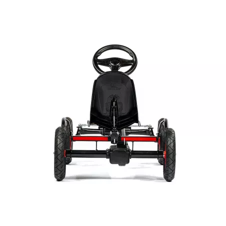 Kart a pedales Speedy Fendt BF1 con estructura metálica robusta y neumáticos de marcha suave para niños.
