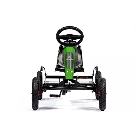 Kart a pedales Speedy Fendt BF1 con estructura metálica robusta y neumáticos de marcha suave para niños.