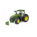 Tractor de juguete John Deere 7R 350 de Bruder con detalles realistas y puertas operables.