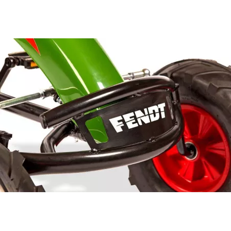 Tractor de juguete Track BF1 Fendt con estructura metálica, barra antivuelco y freno de mano