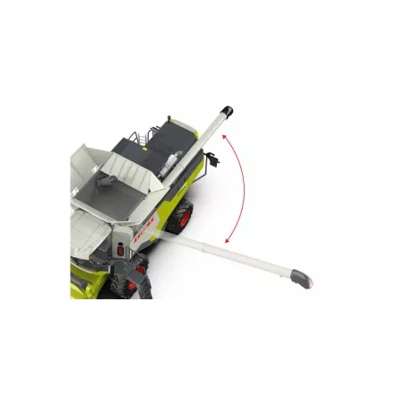 Miniatura a escala 1:32 de la cosechadora Claas Trion 720 Montana de Wiking en metal fundido para coleccionistas.