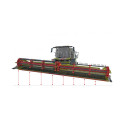 Miniatura a escala 1:32 de la cosechadora Claas Trion 720 Montana de Wiking en metal fundido para coleccionistas.