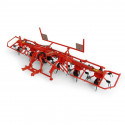 Réplica a escala 1:32 de la henificadora Kuhn GF6502 en metal para coleccionistas agrícolas.