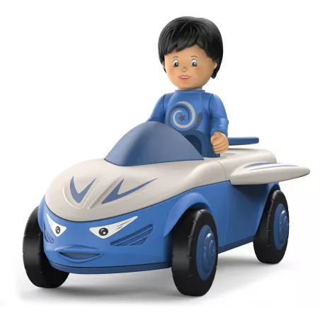 Juguete modular Mike Moby de metal y plástico para desarrollo motor infantil.