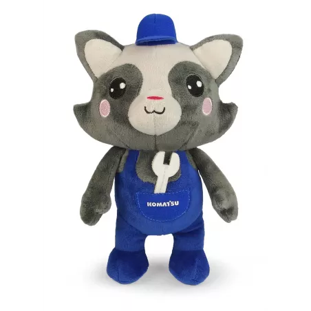 Miniatura Komatsu Tanuki de Universal Hobbies, réplica detallada a escala para coleccionistas.