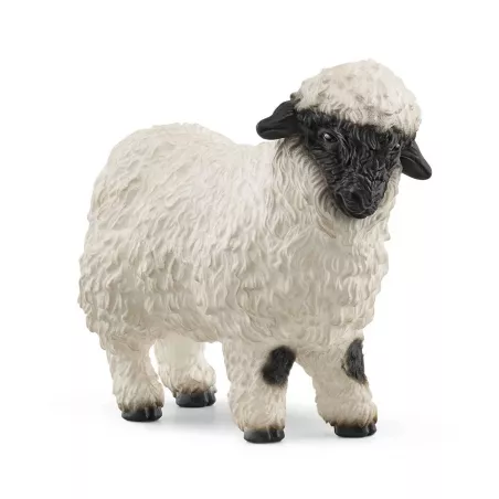 Figura de juguete Schleich de oveja de nariz negra de Valais