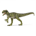 Figura de dinosaurio Monolophosaurus de Schleich con cresta nasal realista.