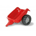 Remolque rojo de juguete Rolly Toys para tractores de pedales infantiles.