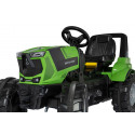 Tractor de pedales para niños RollyFarmtrac Premium II Deutz 8280 TTV, ideal para edades de 3 a 8 años.