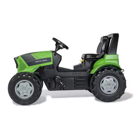 Tractor de pedales para niños RollyFarmtrac Premium II Deutz 8280 TTV, ideal para edades de 3 a 8 años.