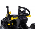 Tractor de juguete a pedales Deutz-Fahr 8280 TTV Black de Rolly Toys en color negro con pala cargadora frontal.