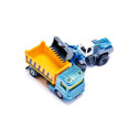 Set de construcción Siku con camión, carretilla elevadora y cargadora de juguete en color azul metálico