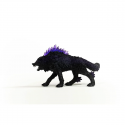 Figura de lobo de sombra de Schleich Eldrador Creatures con diseño detallado y mandíbula feroz para coleccionistas.