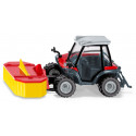 Tractor municipal Aebi TerraTrac TT211 a escala 1:32 de metal y plástico para maquetas y coleccionistas