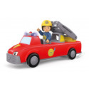 Camión de bomberos de juguete modular Harry Ayuda con luces y sonido para estimulación motriz.