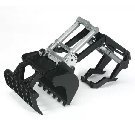 Cargador frontal de juguete acoplable para tractores de la serie 02000