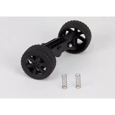 Eje delantero de repuesto para coche de juguete Land Rover Pick Up de Bruder.