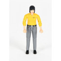 Figura de pasajera Bruder escala 1:16 con extremidades articuladas para vehículos de juguete.