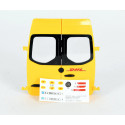 Puertas traseras amarillas de repuesto para camión de juguete MB Sprinter DHL de Bruder.