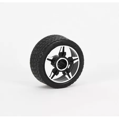 Rueda de repuesto original para coche de juguete Roadster de Bruder, resistente y fácil de montar.