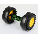 Eje delantero de repuesto para tractor de juguete Bruder John Deere 7R.