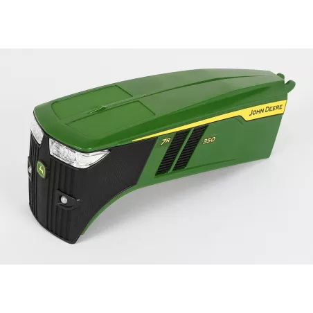 Capó de repuesto original Bruder para tractor de juguete John Deere 7R.