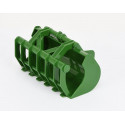 Cucharón de juguete para cargador frontal de tractor John Deere 7R de Bruder