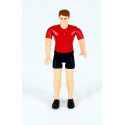 Figura de hombre articulada a escala 1:16 compatible con vehículos de juguete Bruder.