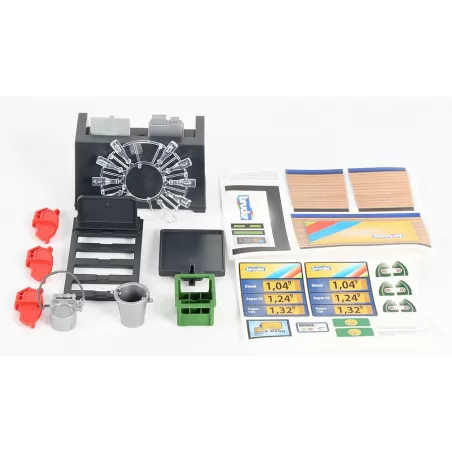 Repuestos para gasolinera de juguete Bruder escala 1:16, ideales para reparar estaciones de servicio y dioramas.