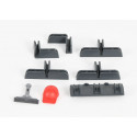 Set de piezas pequeñas para gasolinera de juguete Bruder a escala 1:16 de la colección B-World.