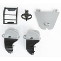 Accesorios de bote Bruder escala 1:16 para vehículos de juguete de rescate y transporte.
