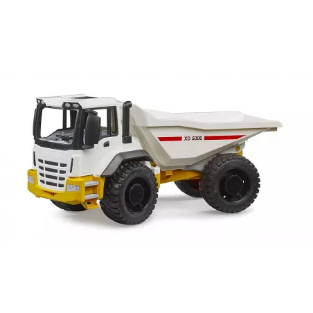 Camión dumper de juguete Bruder a escala 1:16 con caja basculante