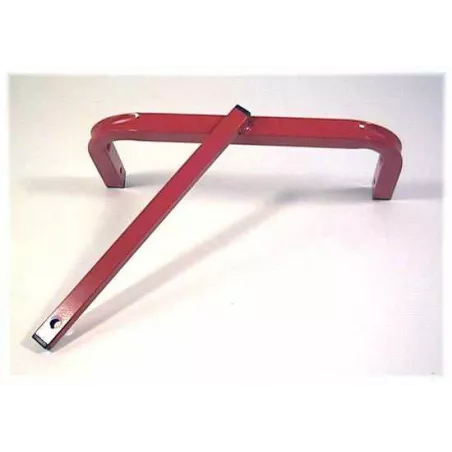 Soporte izquierdo de metal original Rolly Toys para repuesto de chasis de tractor de juguete.