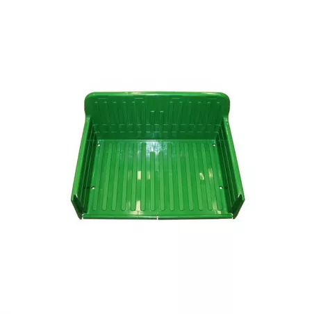 Volquete de juguete para tractor infantil John Deere Gator, ideal para transportar tierra y juguetes.