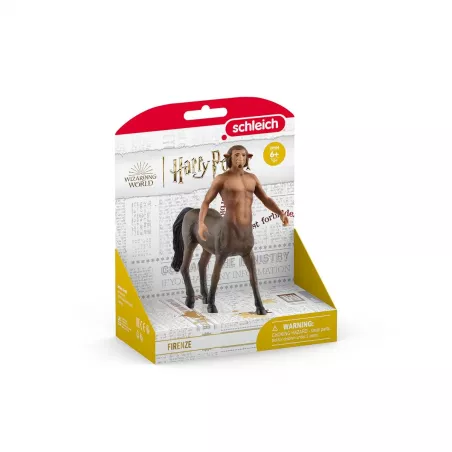 Figura de juguete del centauro Firenze de Schleich con pezuñas brillantes y pelaje detallado.
