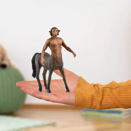 Figura de juguete del centauro Firenze de Schleich con pezuñas brillantes y pelaje detallado.