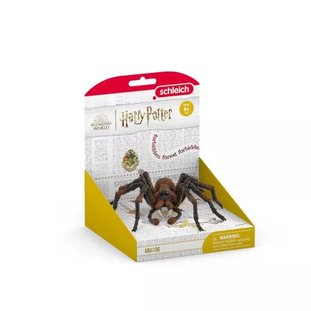 Figura detallada de la acromántula Aragog de Harry Potter, marca Schleich para coleccionistas.