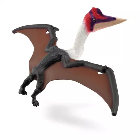 Figura de juguete Quetzalcoatlus de Schleich con alas articuladas y detalles pintados a mano.